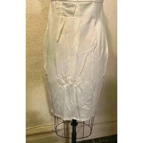 Phortric White Off the Shoulder Dress NWT Size L - Picture 8 of 13